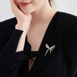 Brož ve tvaru vážky Eudora, Zelená