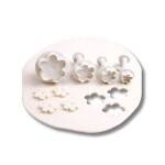 Dortisimo Plastové vypichovače Květiny (4 ks)