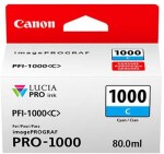 Canon PFI-1000C, azurová (0547C001) - originální kazeta