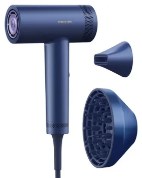 Philips 8000 series BHD839/10 modrá / Vysoušeč vlasů / 1400W / iontová funkce / 3 rychlosti / 7 teplot (BHD839/10)