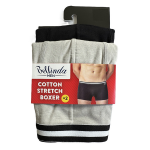 Dvojbalení bavlněných boxerek COTTON STRETCH BOXER 2x - BELLINDA - černá XXL