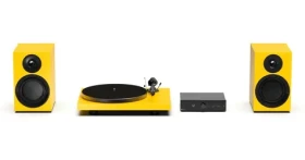 Pro-Ject Colourful Audio System E Satin Yellow / All-in-one Hi-Fi systém s gramofonem (9pcasesy)