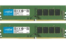 Crucial 16GB (2x8GB) 3200 MHz / DDR4 / DIMM / PC4-25600 / CL22 / Non-ECC / Un-buffered / 1.2V (CT2K8G4DFRA32A)