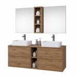 Mereo Aira, koupelnová skříňka 60 cm, dub Halifax CN740SN