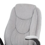 Kancelářské křeslo, synchronní mechanismus, stříbrná látka, KA-G303 SIL2