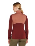 ICEBREAKER Wmns 400 RealFleece Descender LS Z, Cedar Wood/Port/Cb (vzorek) velikost: S