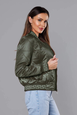 Dámská bunda typu "bomber" khaki barvě model 18035490 S'WEST Barva: odstíny zelené, Velikost: