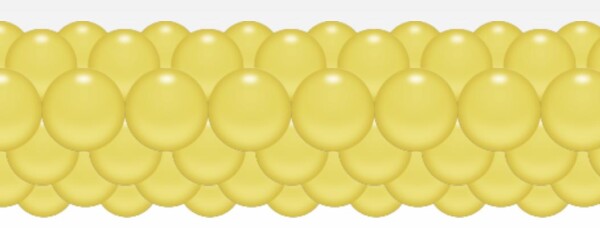 Balónková girlanda žlutá 3 m balonky.cz Balónková girlanda žlutá 3 m balonky.cz