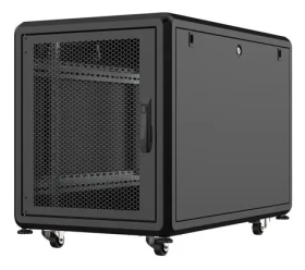 Lanview 19" Rack Server Line černá / Stojanový rozvaděč / 12U / 600x1000 mm / nosnost 600 kg (RSL12U61BL)