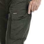 Bushman Pánské kapsáčové kalhoty Foster, tmavá khaki 54P