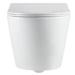 CERSANIT předstěnový instalační systém s černým tlačítkem K97-0574 + WC INVENA LIMNOS WITH SOFT, včetně soft/close sedátka K97-526 0574 LI1