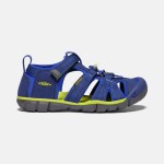 Dětské sandály SEACAMP II CNX, BLUE DEPTHS/CHARTREUSE, keen, 1022993/1022978/1022939, modrá - 22