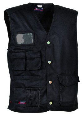 Pracovní vesta COFRA NAIROBI Barva: Černá, Velikost: S (CANAIROBI_05_S)