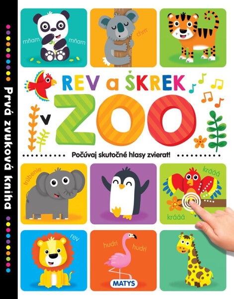 Rev škrek ZOO Prvá zvuková kniha