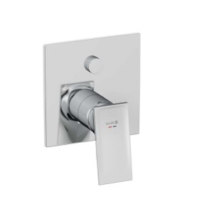 KLUDI - Decus Baterie pod omítku pro 2 spotřebiče, chrom 547590575