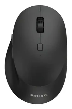 Philips SPK7607B černá / Bezdrátová myš / ergonomická / optická / 3200 DPI / 7 tlačítek / USB + Bluetooth (SPK7607B/00)