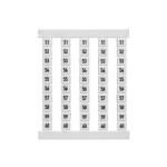 Weidmüller 0460660051 označení svorky bílá 500 ks