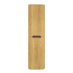 Koupelnová skříňka vysoká SAT Fusion 40x149x33 cm dub medový mat SATFUSIONV40DM SATFUSIONV40DM