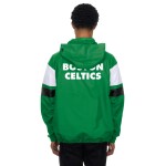 New Era Pánská bunda Boston Celtics NBA Quarter Zip Windbreaker Velikost: 2XL