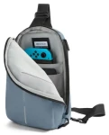 XD Design Urban Sling šedo/modrá / Bezpečnostní batoh přes rameno / 3–5 L