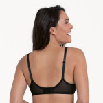 Selma Pure podprsenka s kosticí košíčky se spacer-výztuží 5237 black - RosaFaia 001 black 75F
