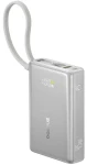 Baseus PicoGo 10000mAh 45W titanová / Powerbanka / Digitální displej / Vestavěný kabel USB-C