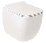 KLUDI - Resa C Závěsné WC, Rimless, Spiralflush, lesklá bílá 28WCW0243