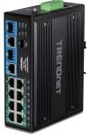 TRENDnet Průmyslový switch 10-port PoE++ / Switch / Gigabit / 360 W PoE / 20 Gbit/s / IP30 DIN-Rail (TI-BG104)