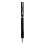 WATERMAN Impression Black CT hrot F / Plnicí pero / modrá náplň / dárková krabička (2225496)