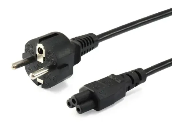 Equip CEE 7/7 - C5 černý (112151) / Napájecí kabel / 3 m / 250 V / 2,5 A (112151)