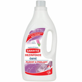 Sanitiz Čistící prostředek na plochy a podlahy / dezinfekce 1,5 l - parfém Hyacint