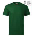 Base tričko unisex lahvově zelená 06 (brand label) 5XL