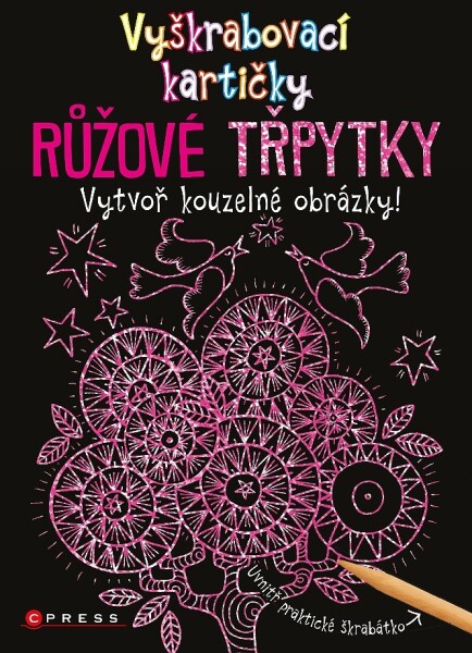 Vyškrabovací kartičky RŮŽOVÉ TŘPYTKY | Kolektiv