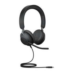 Rozbaleno - Jabra Evolve2 40 černá / Pro callcentra / Stereo / USB-C / MS / rozbaleno (24089-999-899.rozbaleno)