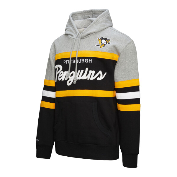 Mitchell & Ness Pánská mikina Pittsburgh Penguins NHL Head Coach Hoodie Velikost: M