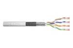 Digitus kabel drát SF/UTP šedý / Síťový kabel / CAT 5e / AWG 26/7 / 100 m / PVC (DK-1531-P-1-1)