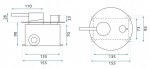 REA - Vanová baterie Lungo chrom + Box REA-B6990