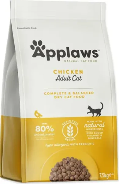 APPLAWS Granule pro kočky Chicken / Bez obilovin / Hypoalergenní / Superprémiové / 7,5 kg (033-4072)