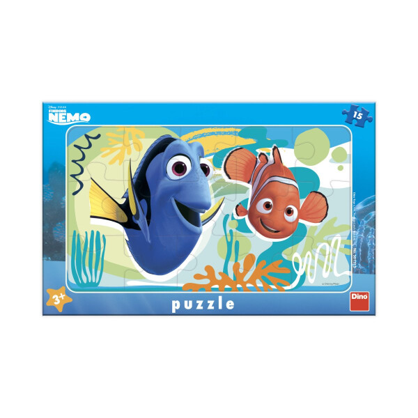Puzzle deskové Nemo a Dory 15 dílků