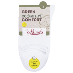 Dámské ponožky z bio bavlny s netlačícím lemem GREEN ECOSMART COMFORT SOCKS - BELLINDA - bílá 35 - 38