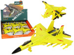 Mamido Stíhačka s třecím pohonem 1:72 žlutá