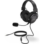 Endorfy VIRO Infra černá / herní sluchátka s mikrofonem / odjímatelný mikrofon / 3.5mm Jack / 50mm měniče / 1.5m (EY1A003)