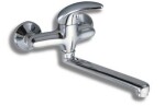 NOVASERVIS - Dřezová baterie 150 mm lékařská páka Metalia 55 chrom 55076L,0