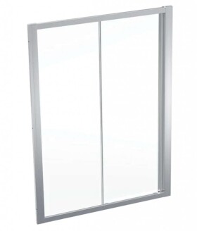GEBERIT - GEO Sprchové dveře 140x190 cm, stříbrná/čiré sklo 560.163.00.2