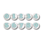Dortisimo Plastové vypichovače Číslice (10 ks)