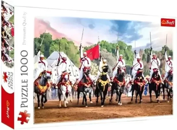 TREFL Puzzle Útok jezdců