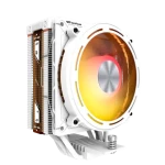 DarkFlash E400 bílá / Chladič CPU / 1x 120 mm / ARGB podsvícení / 800-2000 RPM / 37 dB / Intel + AMD (E400 White)
