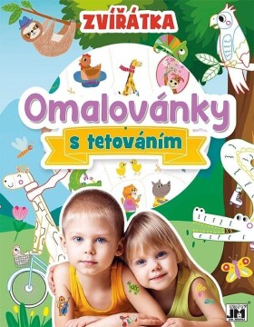 Zvířátka Omalovánky tetováním