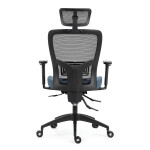 Kancelářská židle, asynchronní mechanismus, modrá, síťovina, KA-H2491 BLUE