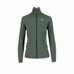 Dámská mikina KARPOS W Pizzocco Full Zip Fleece, Duck Green velikost: XL